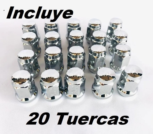 26 Tuercas 12x1.25 Cromadas Deportivas - Nissan Versa Sentra
