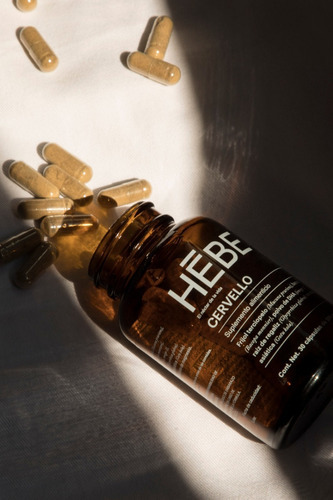 Hebe Sesen Cervello Bacopa Dha Omega 3 Regaliz Cápsulas Sabor Sin Sabor