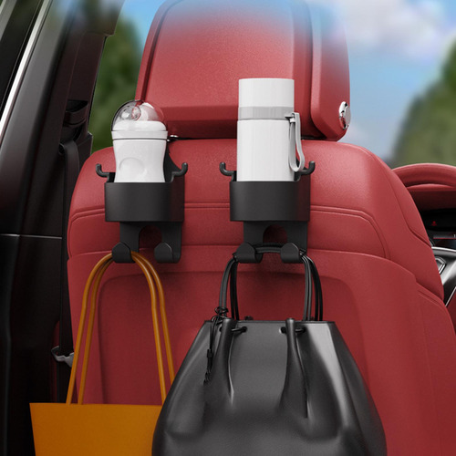 Soporte Para Vasos De Coche, Gancho Para Reposacabezas De