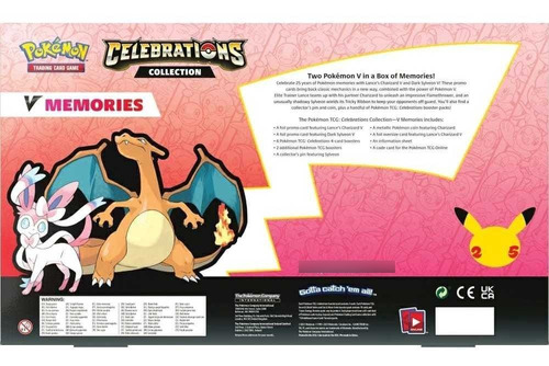 Pokemon Celebrations Charizard Sylveon V Memories Collection