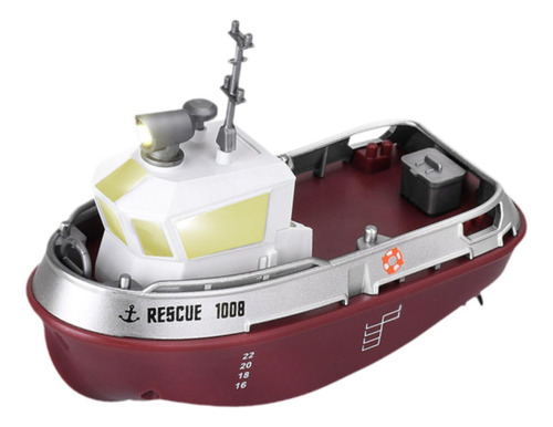 Barco De Juguete Rc Con Motor Doble, Barco De Juguete Rojo
