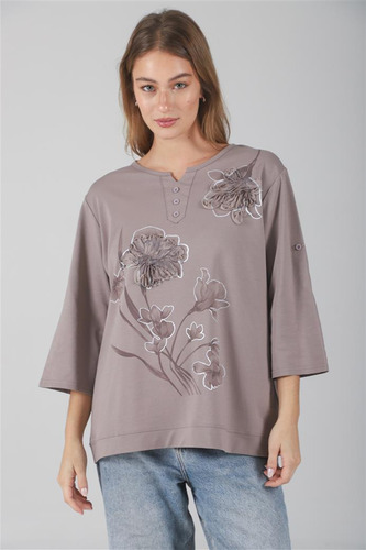Remeron Premium Con Flores En Relieve Gu9813 Arizona