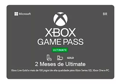 Gift Card Digital Xbox Game Pass para PC - R$89,99 - Escorrega o Preço