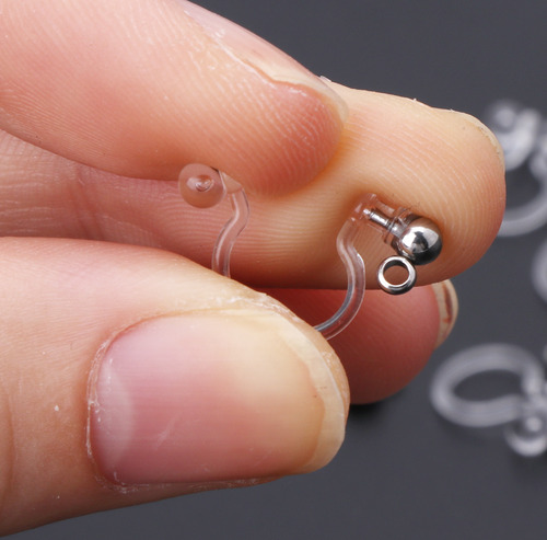 (s) Convertidor De Pendientes Invisible Con Clip, Resina Hip