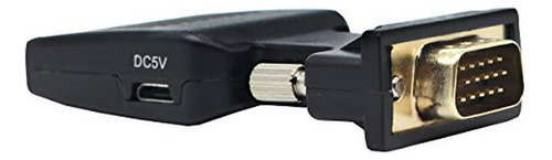 Convertidor Vga A Hdmi 1080p Con Audio Y Usb