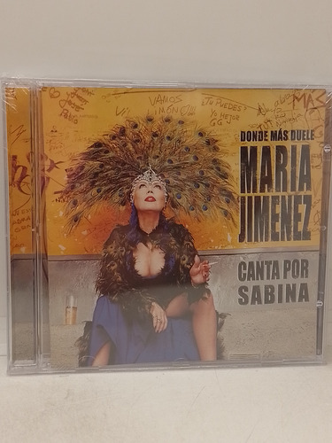 María Jiménez Donde Más Duele Canta Por Sabina Cd Nuevo 