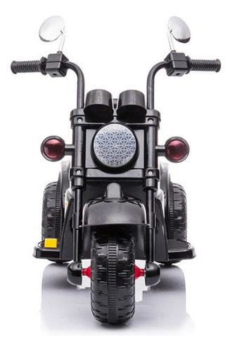 Mini Moto Elétrica Infantil Preta Bateria 6v Estilo Harley