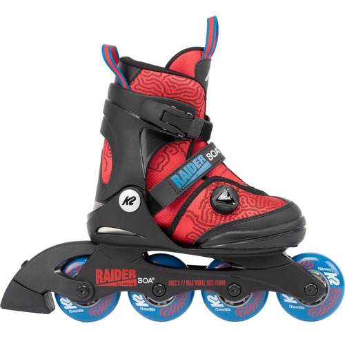 K2 Skate Raider Boa, Rojo_azul, 11-2