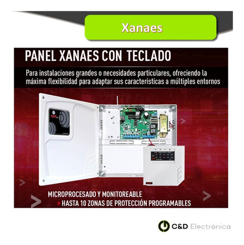 Kit Alarma Hogar 6zonas+control+3 Sensores+sirena+batería