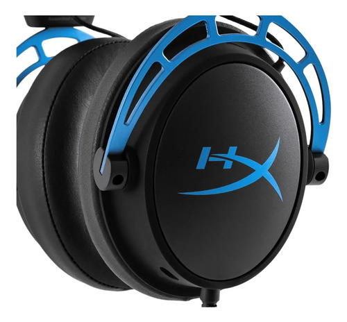 Headset Gamer Hyperx Pc E Ps4 Ps5 7.1 - Cloud Alpha S - Azul Azul