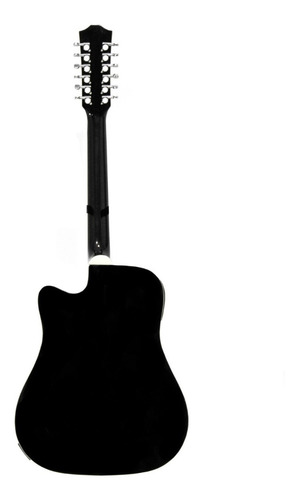 Norte Rag41c12eqbk Guitarra Docerola Electroacustica Neg Msi