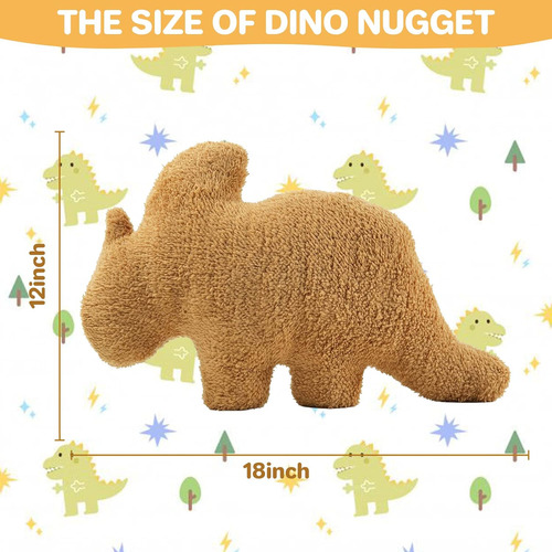 Gvimenos Dino Nugget Pillow Dino Plush, Juguete De Felpa De