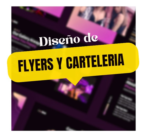 Diseño De Flyers-posters-folletos / Para Impresion Y Digital
