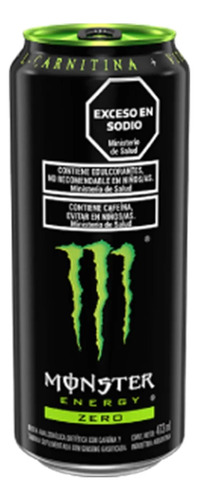 Energizante Monster Zero 473 Cc X 7 Unidades