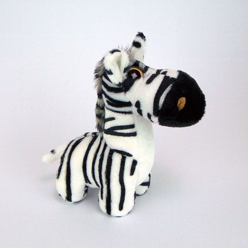 Zebra De Pelúcia Zoião - Bichinho Safari