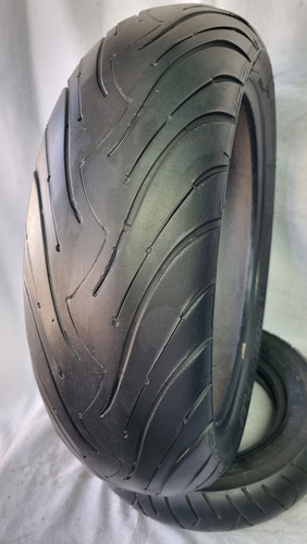 Pneu Traseiro Michelin Pilot Road3 180 55 17 Original Usado (Usado)