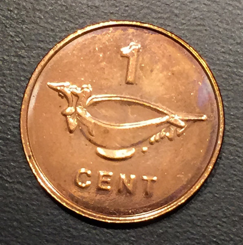 Iso002 Moneda Islas Salomón 1 Cent 1980 Unc-bu Ayff (Usado)