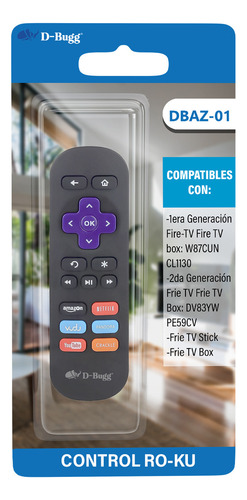 Control Compatible Con Roku Smart Tv
