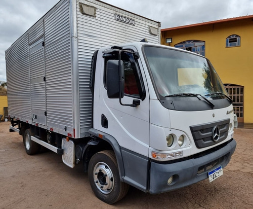 Imagem 10 de 15 de Mercedes-benz Accelo 815 Ano 2014 Baú Randon 3/4