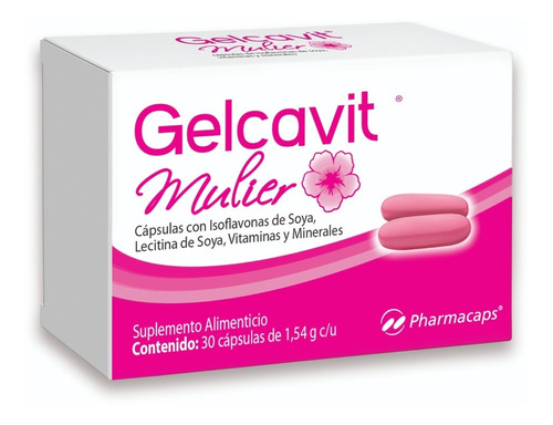 Gelcavit Mulier Con 30 Cápsulas Isoflavonas De Soya Gelcaps 