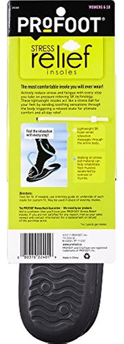 Profoot Plantilla De Alivio Del Estrés Mujer 6 10 1 Par 2 X