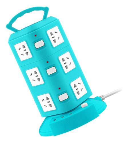 Enchufe Multifuncional Tipo Torre Usb Power Strip