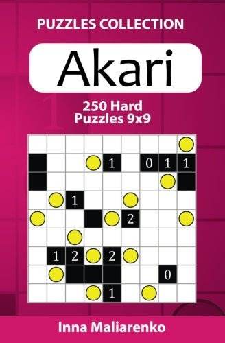 Akari  250 Hard Puzzles 9x9