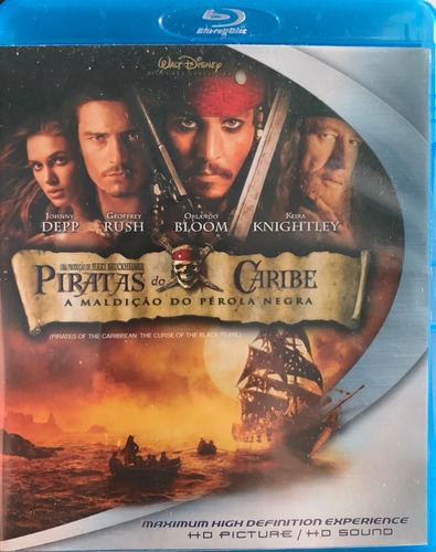 Blu-ray Piratas Do Caribe - A Maldição Do Peróla Negra