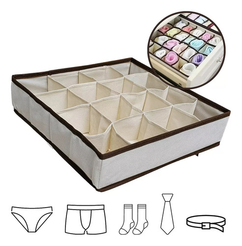 Kit 3 Organizador Colmeia Roupa Intima Cueca Calcinha Sutiãs