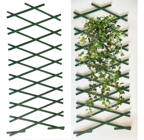 Enrejado De Jardín Retráctil Valla De Celosía Extensible Par