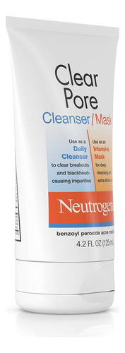 Neutrogena Limpiador Mascarilla Neutrogena Clear Pore, 4.2
