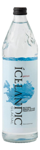 Água Mineral Com Gás Icelandic Vidro 750ml (12x)