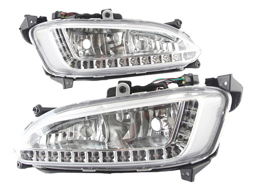 Luces De Coche, 1 Par De Faros Antiniebla Delanteros Drl Day