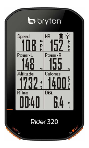 Bryton Rider 320t - Computadora Gps Para Bicicleta/ciclismo.