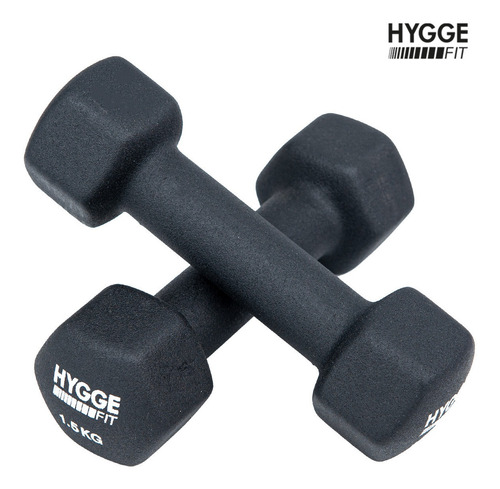 Imagen 8 de 10 de Mancuerna Pesa 1.5 Kg Recubierta Neoprene Funcional Fitness