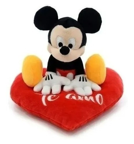 Mickey 20cm. Sentado Sobre Corazón Te Amo Phi Phi Toys My006