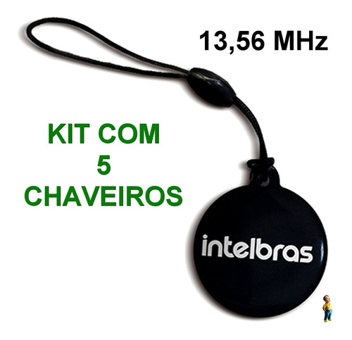 Xid 1000 Rfid Chaveiro De Aproximação Tag Intelbras Kit C/ 5