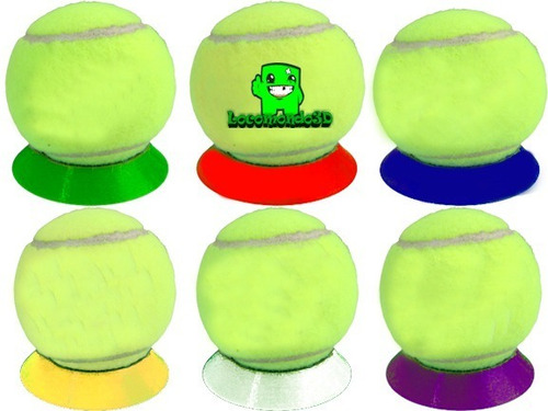 Stand Soporte Pelota De Tenis Varios Colores X 5 Unidades