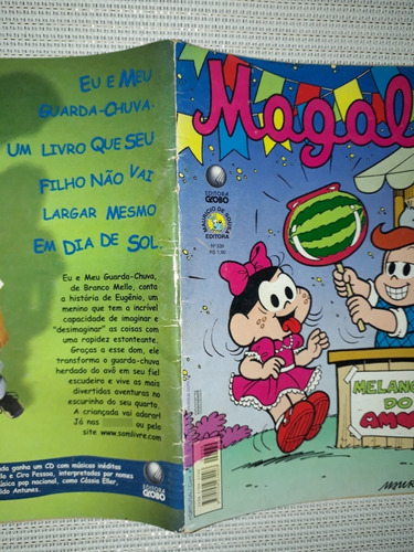 Gibi Magali - Nº 339 - Editora Globo ( 64 ) (Usado)