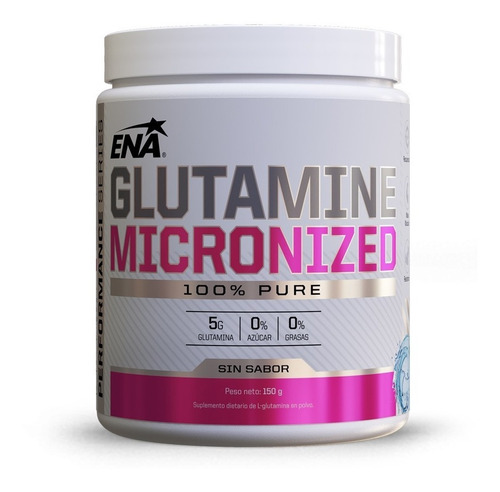 Glutamina Micronizada Prevencion Muscular X 150 G Ena