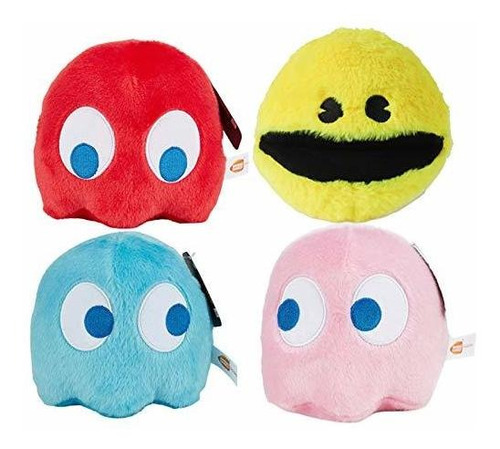 Oso De Peluche - Wjcn-pan-man 6inches Plush, Set Of 4 Pacman