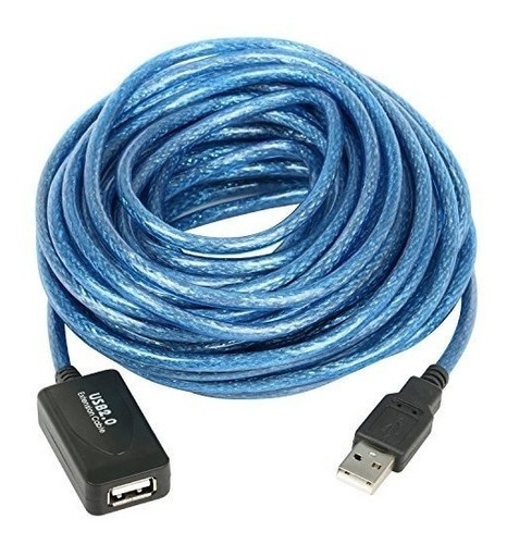 Alargue Usb 2.0 Mallado De 5 Mt Activo Con Filtro Ditron