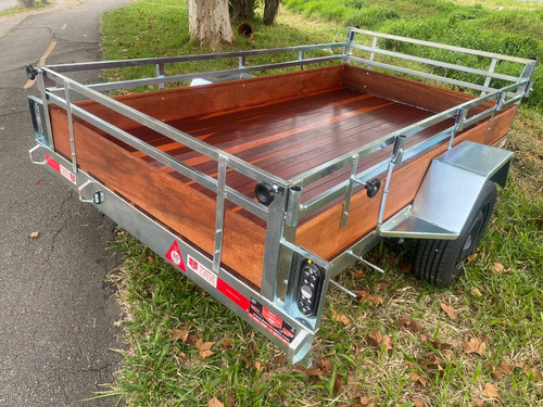 Carretinha Nova Completa Estrutura Reforçada 1,40 X 2,50