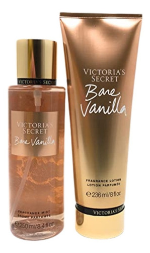 Set 2 Piezas Mist Crema Bare Vanilla Victoria Secret Xt P