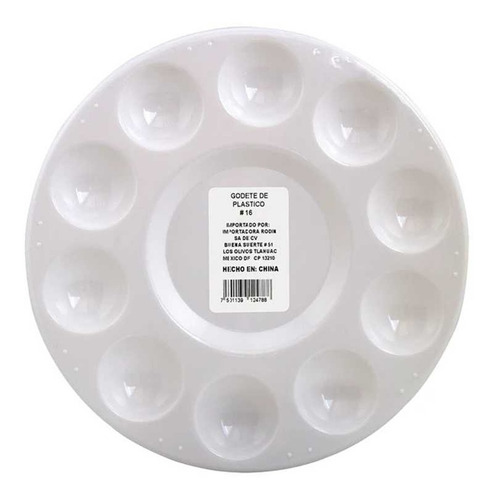 Godete Circular Plastico 10 Cavidades Atl