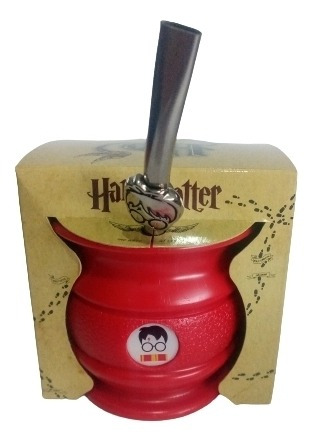 Mate Harry Potter Con Bombilla Y Caja 