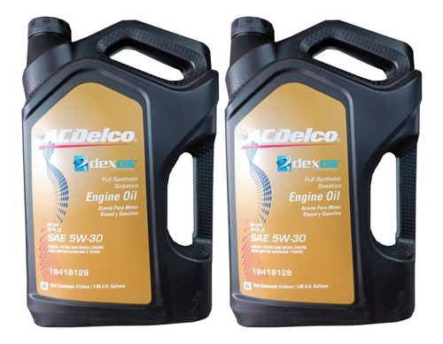 Lubricante Acdelco 5w30 8 Litros