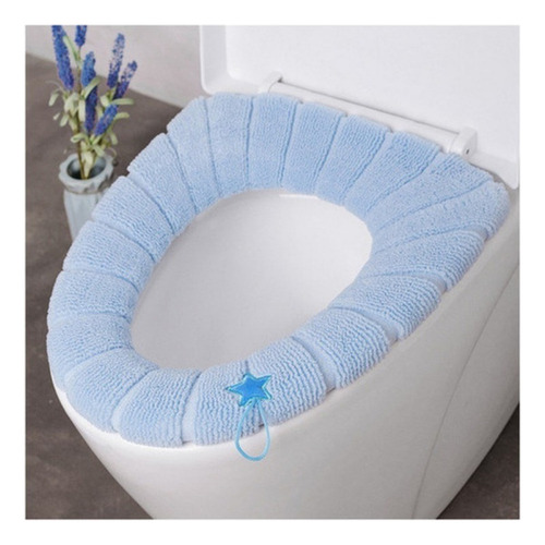 T, 4pzs Cubre Asiento Funda Lavable Cálida Inodoro Taza Wc
