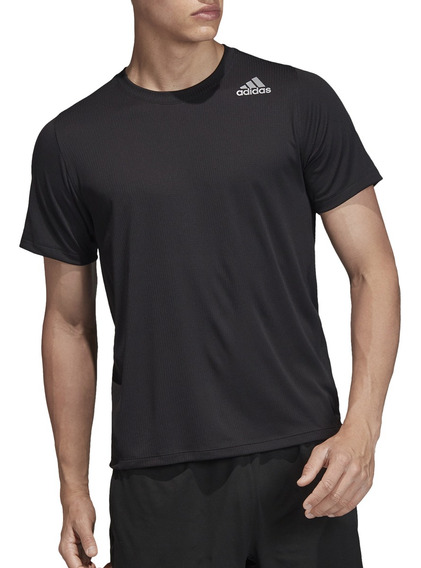 remera adidas negra hombre