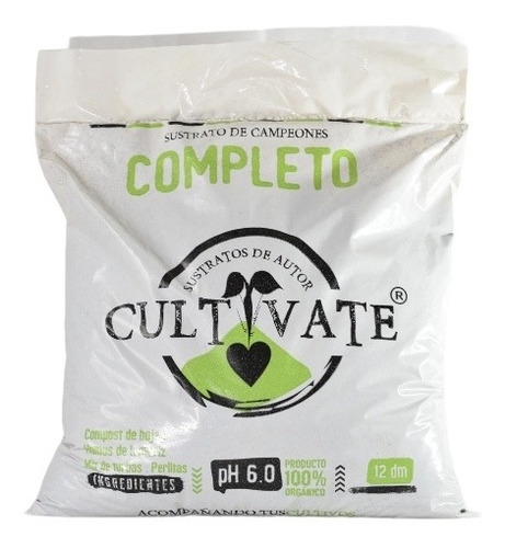 Sustrato Cultivate Completo 12l - Growcity
